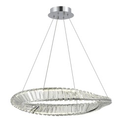 Фото SL6204.101.01 Светильник подвесной ST-Luce Хром/Прозрачный LED 1*32W 4000K РИТОРТО