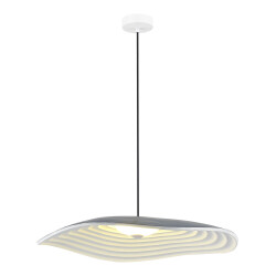 Фото SL6208.711.12 Светильник подвесной ST-Luce Серый/Серый, Белый LED 1*12W 3000K ОАЗИС