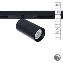 Фото Магнитный трековый светильник Arte Lamp OPTIMA 0.1-10V A7472PL-1BK