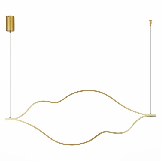 Фото SL6106.203.45 Светильник подвесной ST-Luce Золотистый/Белый LED 1*45W 4000K КОРТИЛЕ