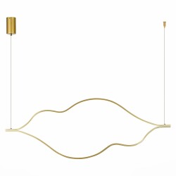 Фото SL6106.203.45 Светильник подвесной ST-Luce Золотистый/Белый LED 1*45W 4000K КОРТИЛЕ