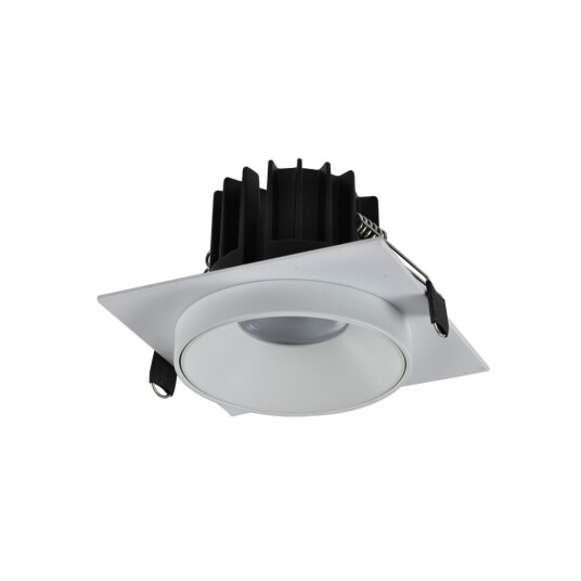 Фото ST758.548.10 Св-к встр. Белый LED 1*10W 4000K 700Lm Ra>90 36° IP44 D79xH61 85-265V Встраиваемые светильники