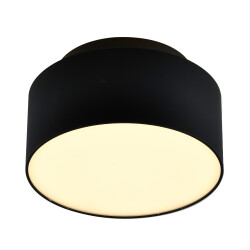 Фото ST166.432.17 Светильник потолочный Черный LED 1*12+5W 3000K 1 190Lm Ra>90 120 ° IP20 D115xH62 85-265 Накладные светильники