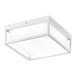 Фото SL9517.502.01 Светильник уличный потолочный ST-Luce белый/белый LED 1*20W 3000K/4000K/5000K CUBO