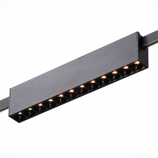 Фото ST816.446.12 Магнитный трековый светильник FARM Черный LED 1*12W 4000K 609Lm Ra90 40 IP20 L232xW24x FARM