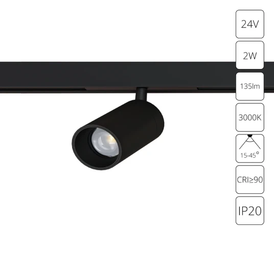 Фото Магнитный трековый светильник Arte Lamp PRESTO A6327PL-1BK
