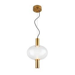 Фото SL1582.303.01 Светильник подвесной ST-Luce Бронзовый/Прозрачный LED 1*7W 2700K АЛЕНОР