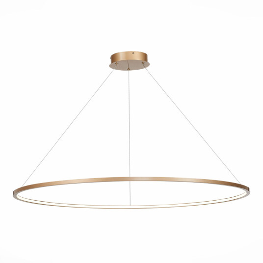 Фото ST603.243.57 Светильник подвесной ST-Luce Золотистый/Белый LED 1*57W 4000K Подвесные светильники