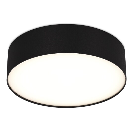 Фото ST606.442.36 Светильник потолочный Черный LED 1*36W 4000K 3 240Lm Ra>90 120° IP20 D300xH55 180-240V Накладные светильники