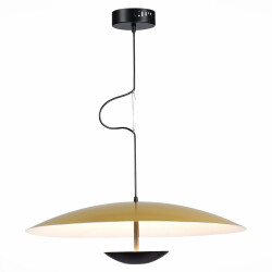 Фото utsenka-SL6502.213.01 Светильник подвесной ST-Luce Золотистый,Черный/Золотистый LED 1*40W 3000K АРМОНИКО