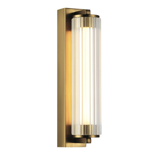 Фото utsenka-SL6224.301.01 Светильник настенный ST-Luce Латунь/Прозрачный LED 1*8W 4000K БАМБУ