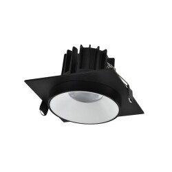 Фото ST758.448.10 Св-к встр. Черный, Белый LED 1*10W 4000K 700Lm Ra>90 36° IP44 D79xH61 85-265V Встраиваемые светильники