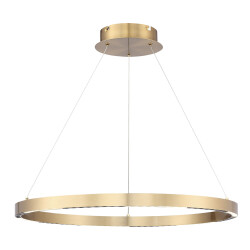 Фото SL6238.333.01 Светильник подвесной ST-Luce латунь/латунь LED 1*32W 4000K ПАРИЛЛА