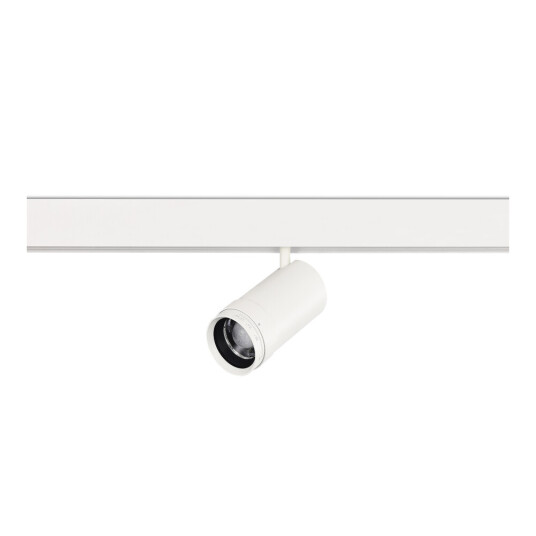 Фото ST357.536.20 Магнитный трековый светильник ZOOM Белый LED 1*20W 3000K Lm Ra90 10-55° IP20 D60xH170 4 SKYLINE 48