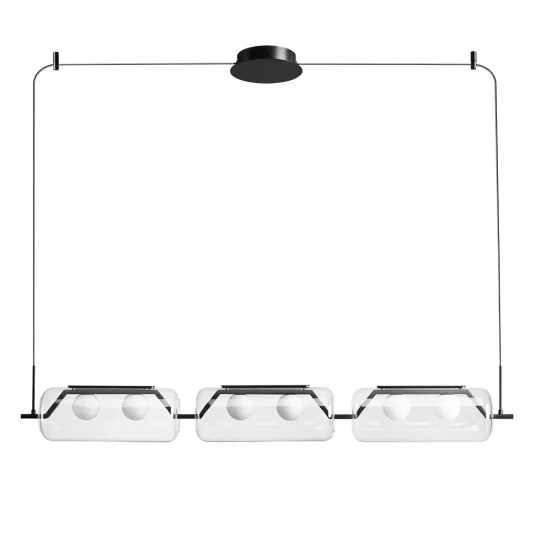 Фото Подвесной светильник Arte lamp GENEVA A2341SP-6BK