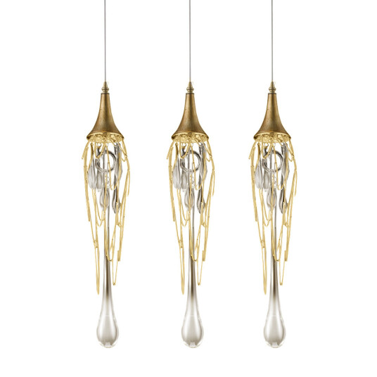 Фото Подвесной светильник Goddess Tears 3 gold