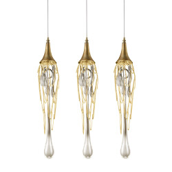 Фото Подвесной светильник Goddess Tears 3 gold