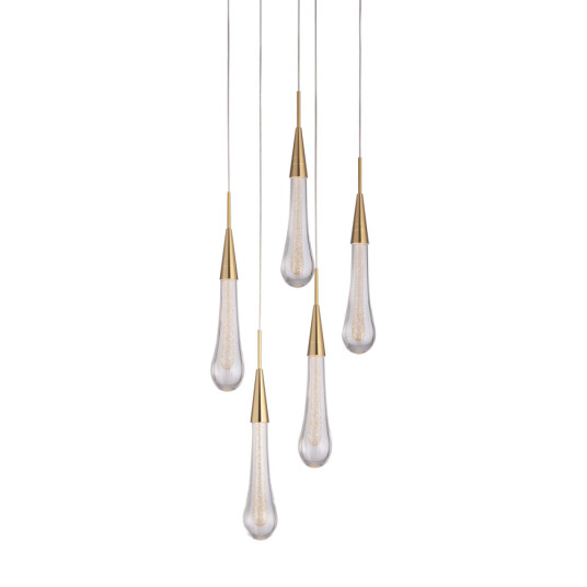 Фото Подвесной светильник Pour 5A br.brass