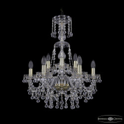 Фото Люстра хрустальная 1409/6+3/195/XL-68 G