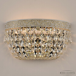 Фото Бра хрустальные AL19011B/25OL WMG Bohemia Ivele Crystal
