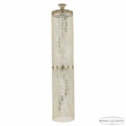 Фото Люстра столб хрустальная 83401/30IV-150/2D Ni Bohemia Ivele Crystal