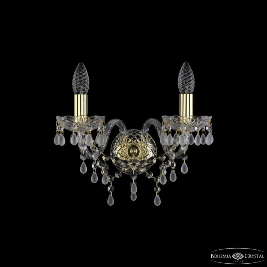 Фото Бра хрустальные 1410B/2/141 G V0300 Bohemia Ivele Crystal