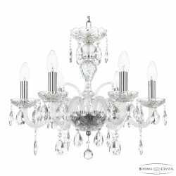 Фото Люстра хрустальная 118/6/165 Ni Bohemia Ivele Crystal