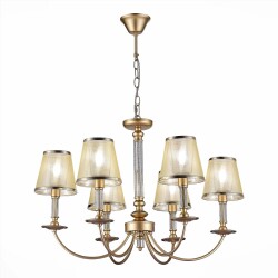 Фото SLE1115-203-06 Светильник подвесной розовое золото/Розовое золото E14 6*60W VINCI