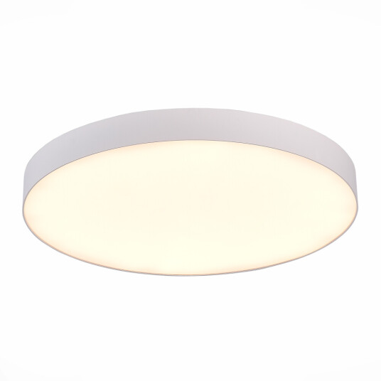 Фото ST606.532.96 Светильник потолочный Белый LED 1*96W 3000K 8 640Lm Ra>85 120° IP20 D600xH55 185-265V Накладные светильники
