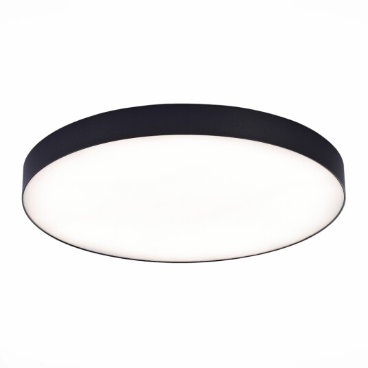 Фото ST606.442.96 Светильник потолочный Черный LED 1*96W 4000K 8 640Lm Ra>85 120° IP20 D600xH55 185-265V Накладные светильники