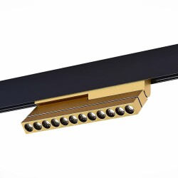 Фото ST805.246.12 Магнитный трековый светильник Золотистый LED 1*12W 4000K 550Lm Ra>90 36° IP20 L220xW22x SKYLINE 48