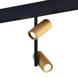 Фото ST808.246.16 Магнитный трековый светильник Золотистый LED 1*16W 4000K 1 250Lm Ra>90 36° IP20 D45xH24 SKYLINE 48