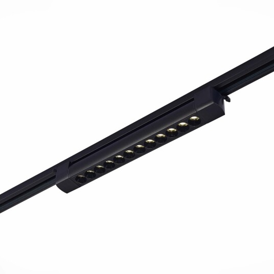 Фото ST367.446.20 Св-к трек. Черный LED 1*20W 4000K 1 500Lm Ra>90 36° IP20 L387xW49xH54 170-240V Однофазная трековая система