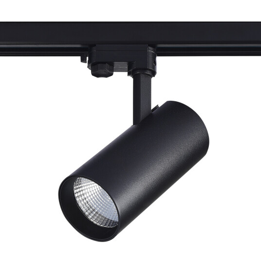 Фото ST661.446.40 Св-к трек. Черный LED 1*40W 4000K 3 200Lm Ra>90 38° IP20 L190xW85xH265 165-265V Трехфазная трековая система
