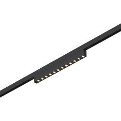 Фото ST666.446.10 Магнитный трековый светильник Черный LED 1*10W 4000K 430Lm Ra>90  IP20 L196xW10xH18 24V SUPER5