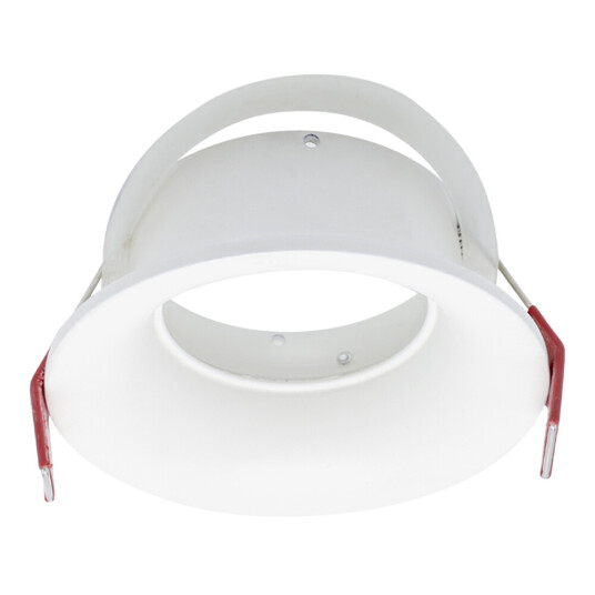 Фото ST257.508.01 Св-к встр. Белый GU10 1*50W  IP65 D93xH53 220V Без ламп Встраиваемые светильники