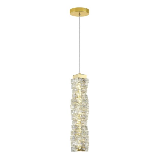 Фото SL6010.203.15 Подвес ST-Luce Золотистый/Прозрачный LED 1*15W ESPIRA