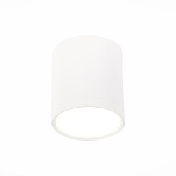 Фото ST113.542.05 Светильник потолочный Белый LED 1*5W 4000K 390Lm Ra>80 120° IP20 D68xH75 170-240V Накладные светильники