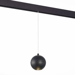 Фото ST354.443.12 Магнитный трековый светильник подвесной Черный LED 1*12W 4000K 750Lm Ra>80 36° IP20 D10 SKYLINE 48