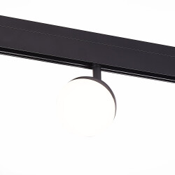 Фото ST358.436.07 Магнитный трековый светильник Черный LED 1*7W 3000K 520Lm Ra>80 120° IP20 L120xW90xH192 SKYLINE 48