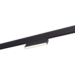 Фото ST363.436.12 Магнитный трековый светильник Черный LED 1*12W 3000K 720Lm Ra>90 120 IP20 L219xW22xH108 SKYLINE 48