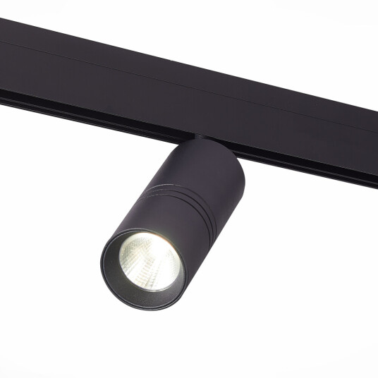 Фото ST365.436.18 Магнитный трековый светильник Черный LED 1*18W 3000K 1 530Lm Ra>90 36° IP20 L-xW60xH148 SKYLINE 48