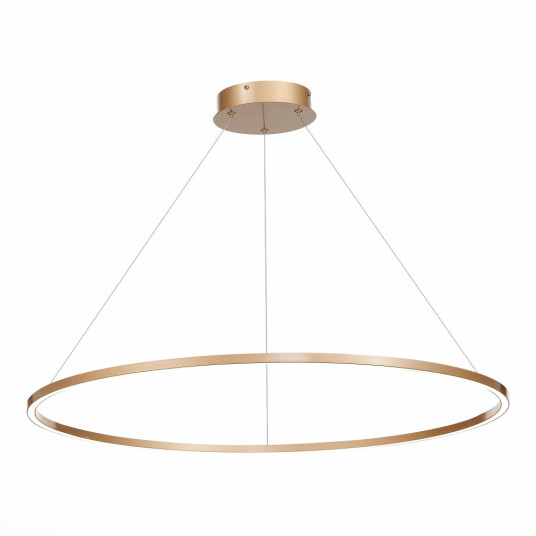 Фото ST605.243.46 Светильник подвесной ST-Luce Золотистый/Белый LED 1*46W 4000K Подвесные светильники
