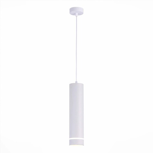 Фото ST115.533.12 Светильник подвесной Белый LED 1*12W 3000K 936Lm Ra>90 120° IP20 D80xH300 165-265V Подвесные светильники