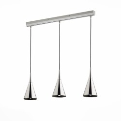 Фото SL874.103.03 Люстра подвесная ST-Luce Хром/Хром E27 3*40W GOCCE