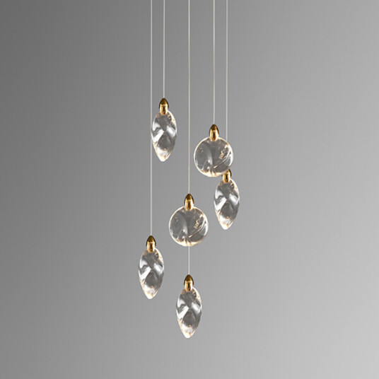 Фото Подвесной светильник MT9176-6H titanium gold