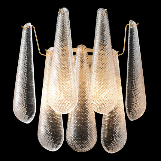 Фото Бра Crystal Lux FONTAIN AP2 GOLD