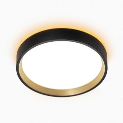 Фото CL750181 ETALON Черный+Золото с подсветкой