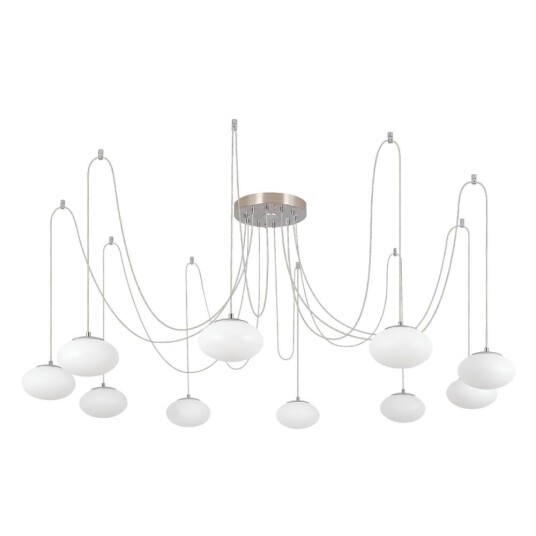 Фото CL226A091 ATMAN Смарт Хром.Мат. Люстра Подвесная