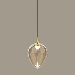 Фото Подвесной светильник MD24001012-1A brass/champagne